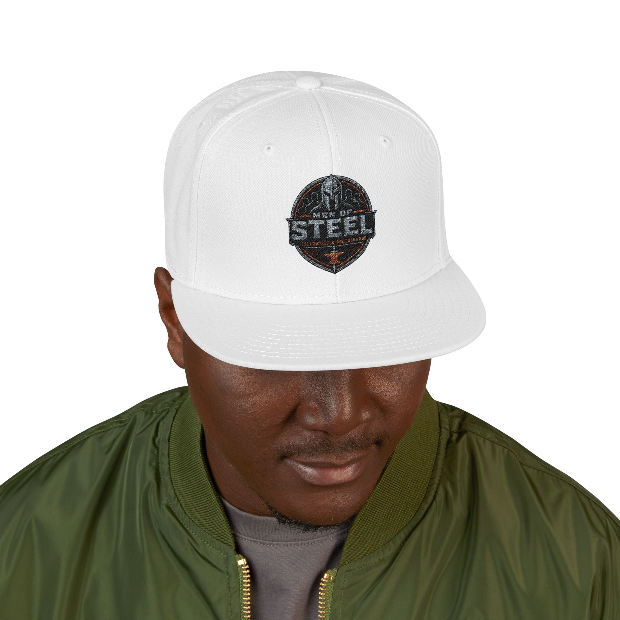 Embroidered Snapback Hat